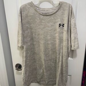 Under Armour Gray Short Sleeve Tee Performance Fit